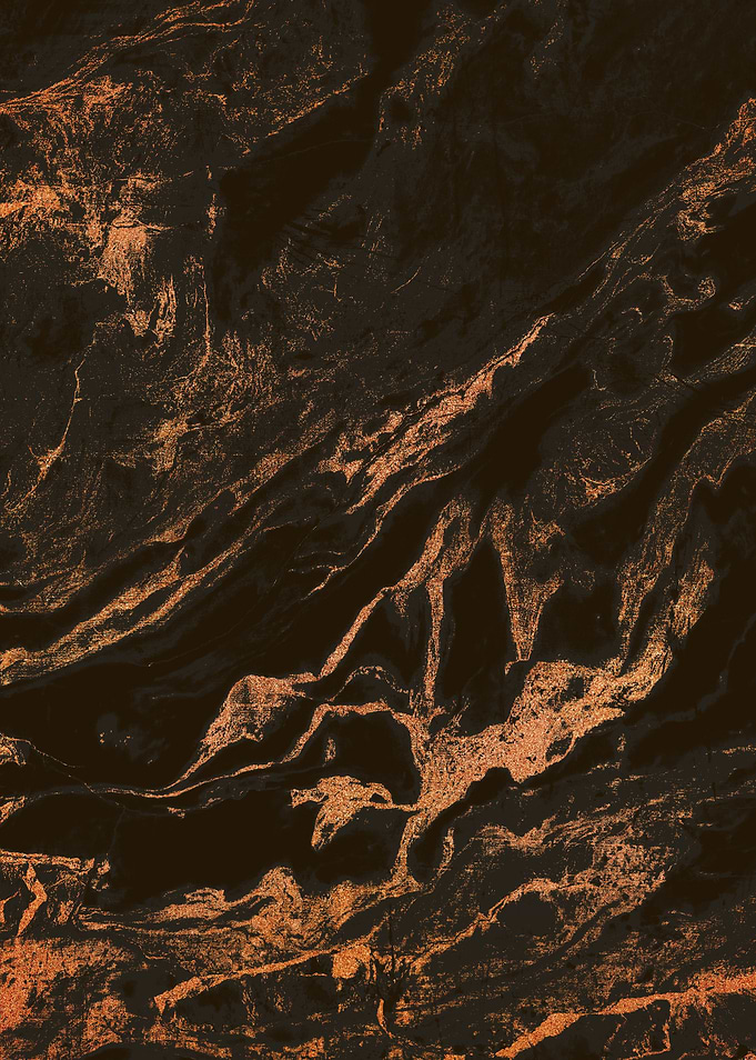 Earth and Copper Marble