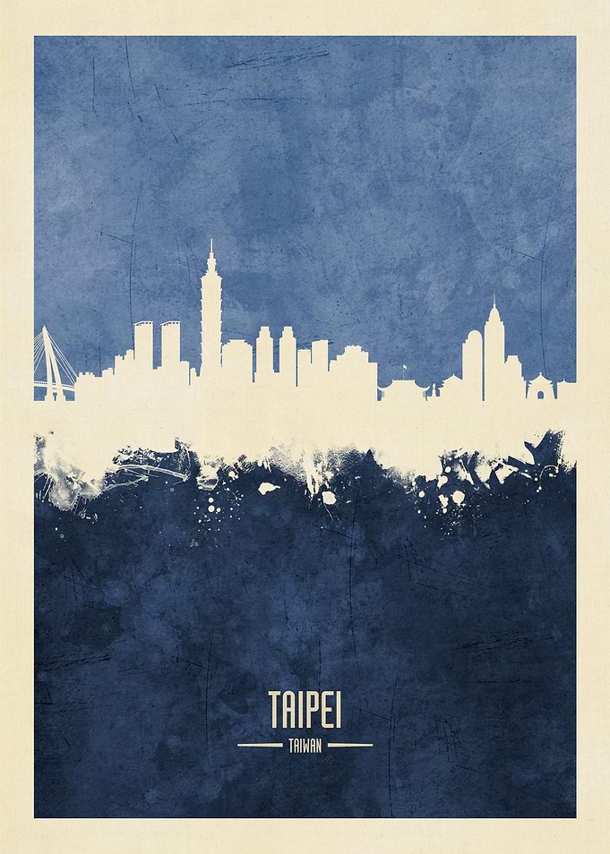 Taipei Taiwan Skyline