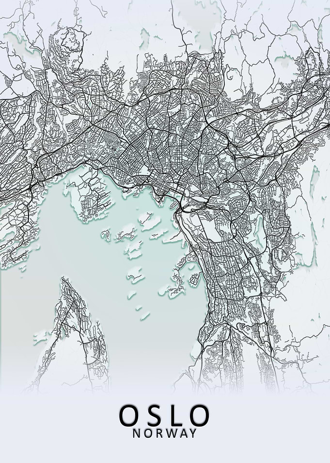Oslo Norway City Map