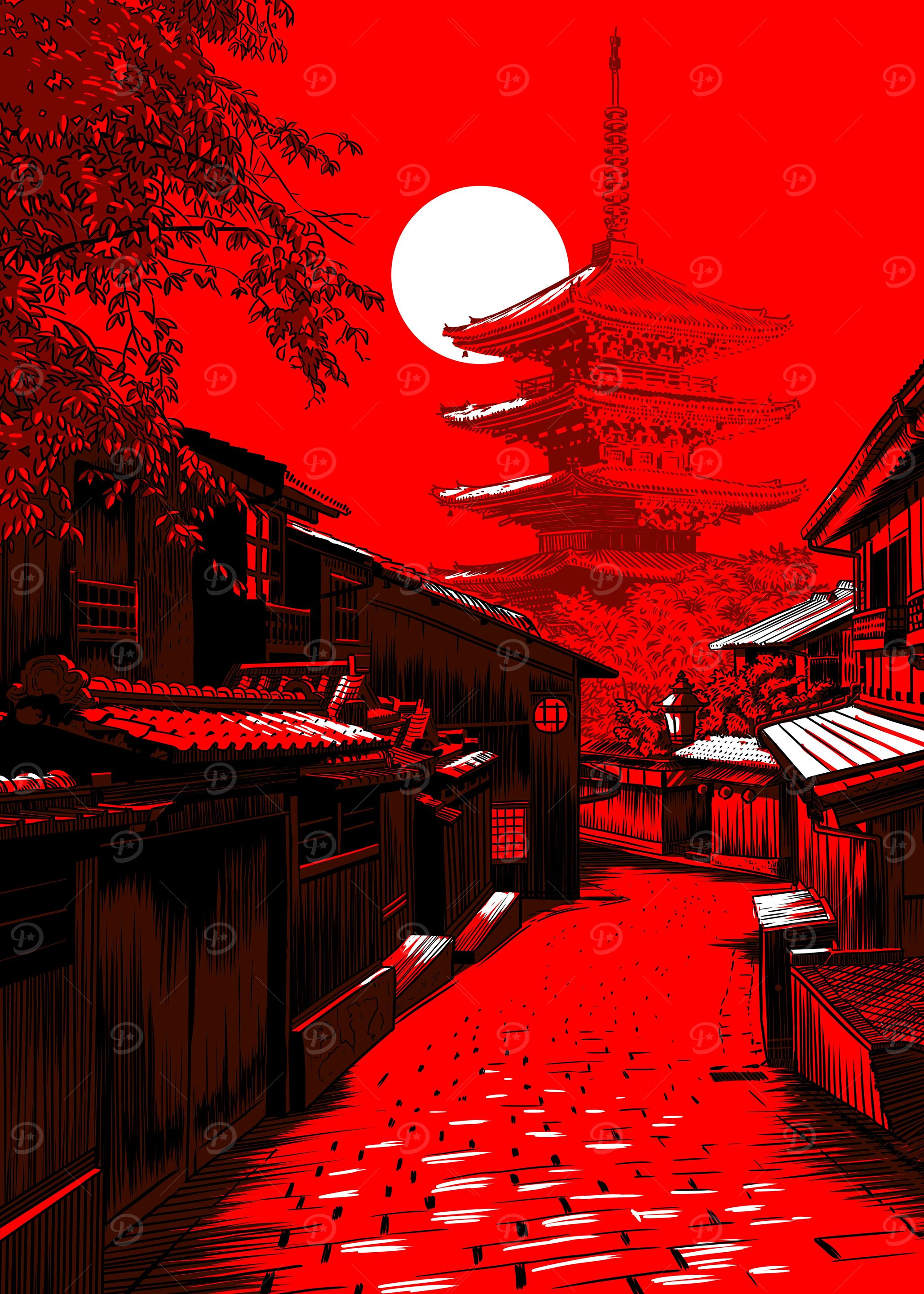Street Japan Red
