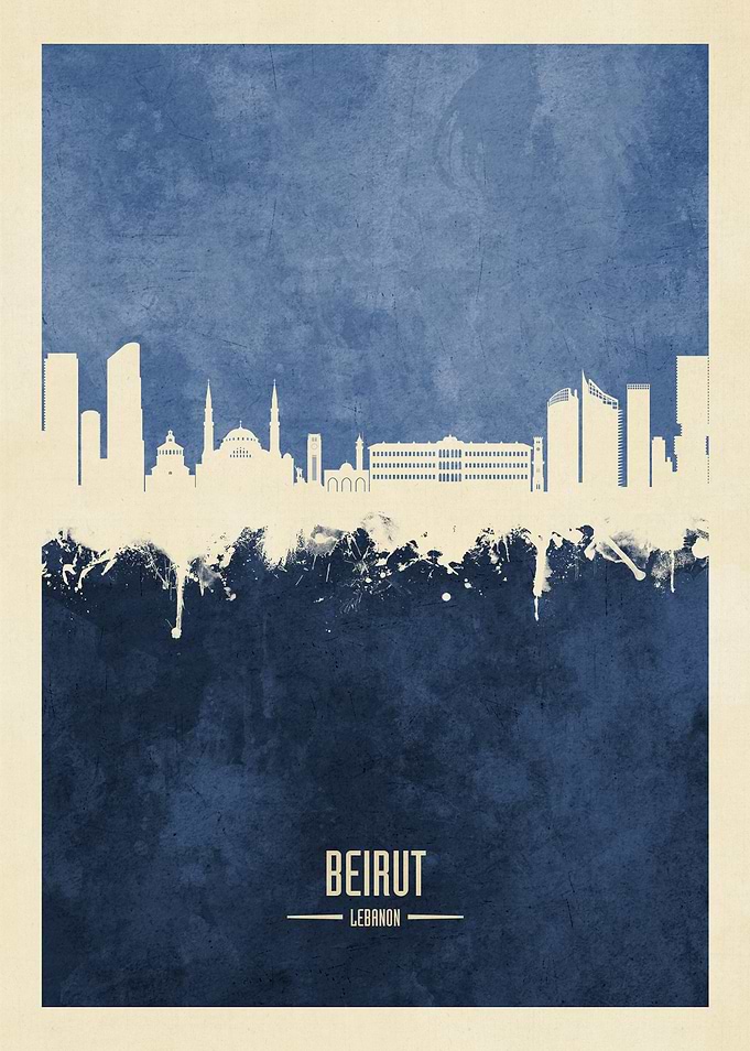 Beirut Lebanon Skyline