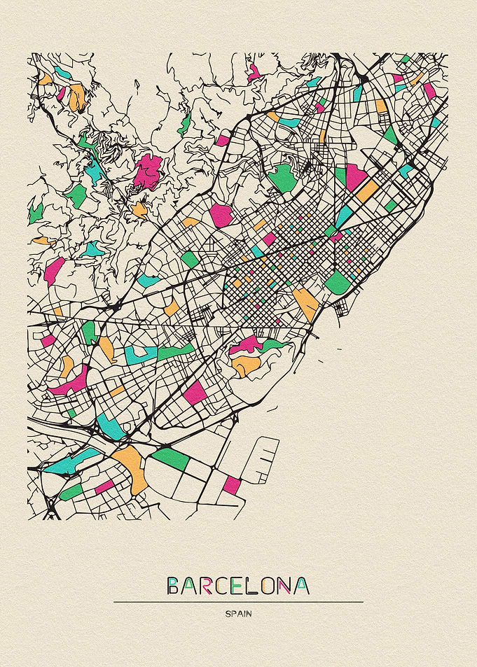 Barcelona Map
