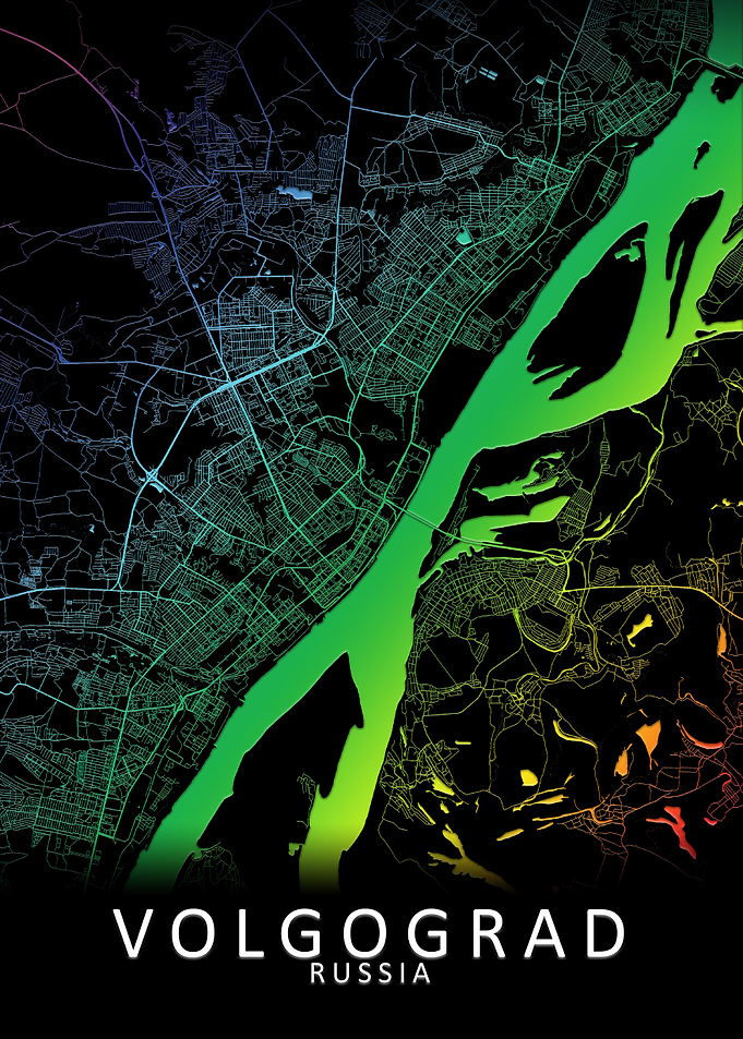 Volgograd Russia City Map