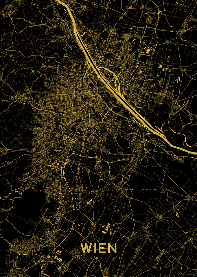 Wien map gold