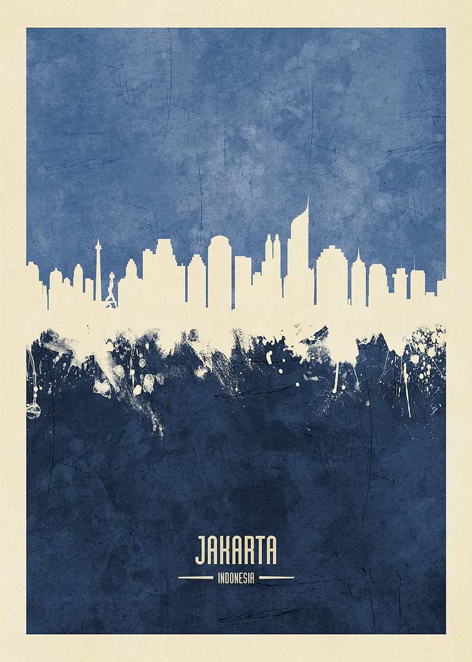 Jakarta Indonesia Skyline