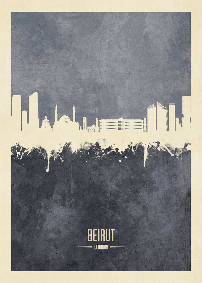 Beirut Lebanon Skyline