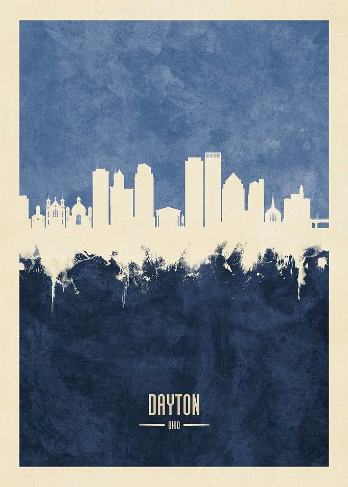 Dayton Ohio Skyline