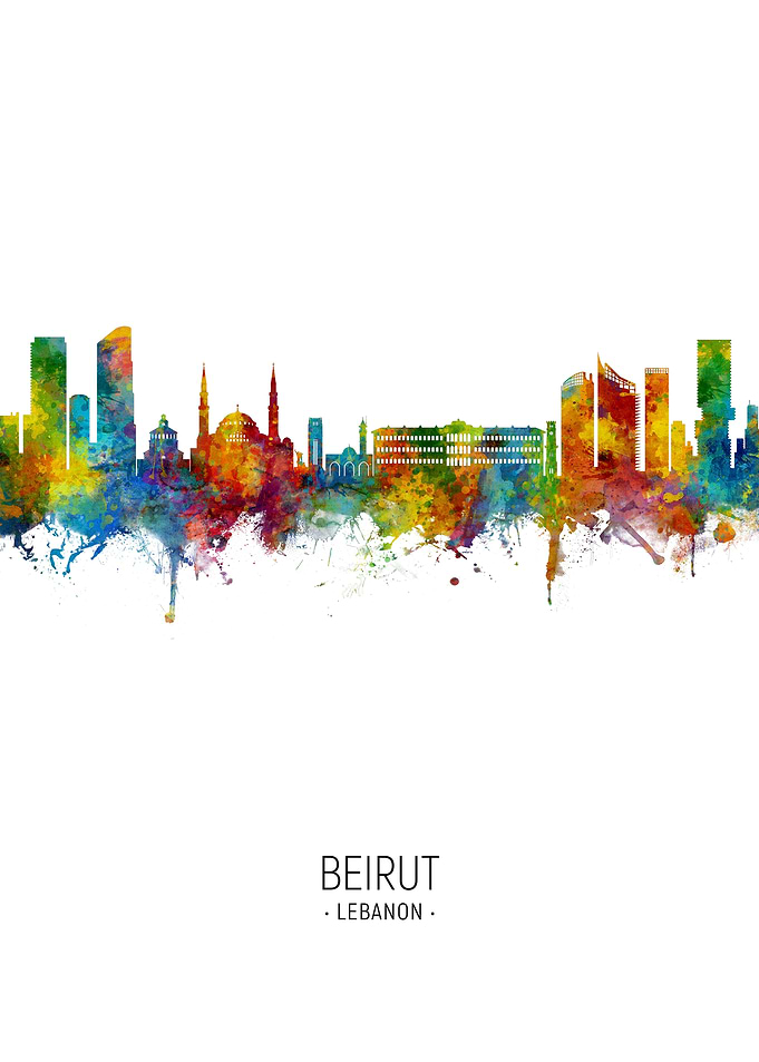 Beirut Lebanon Skyline