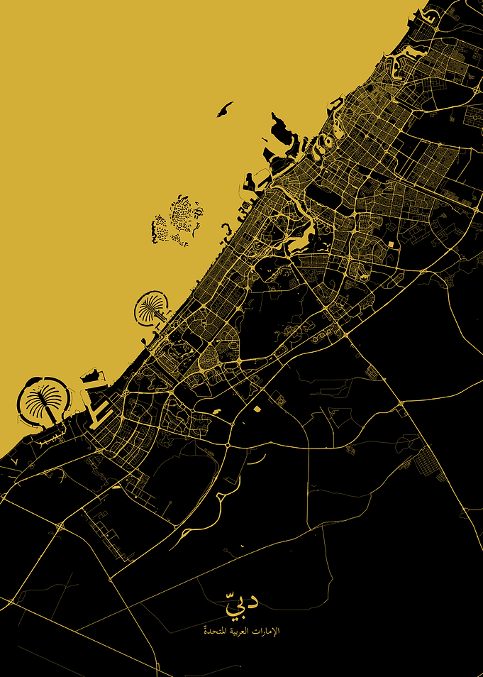 Dubayy map gold