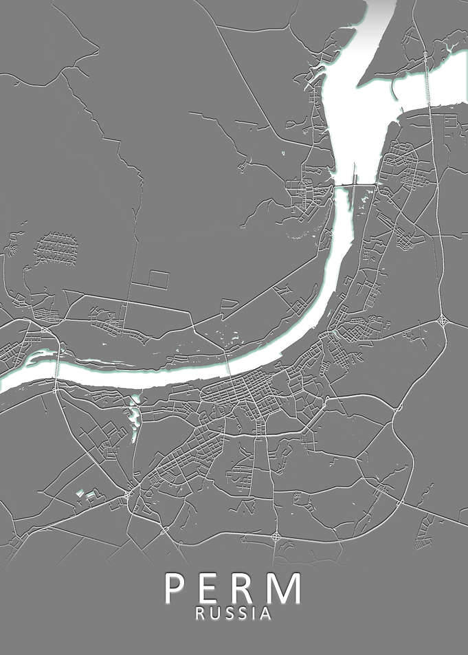 Perm Russia City Map
