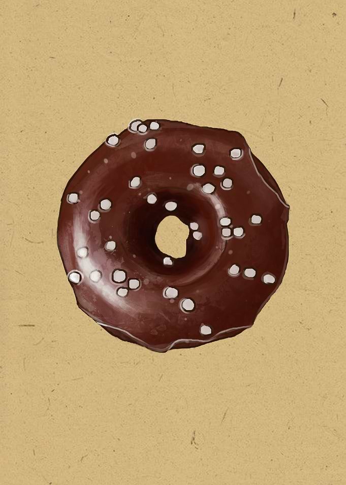 Chocolate Frosted Donut