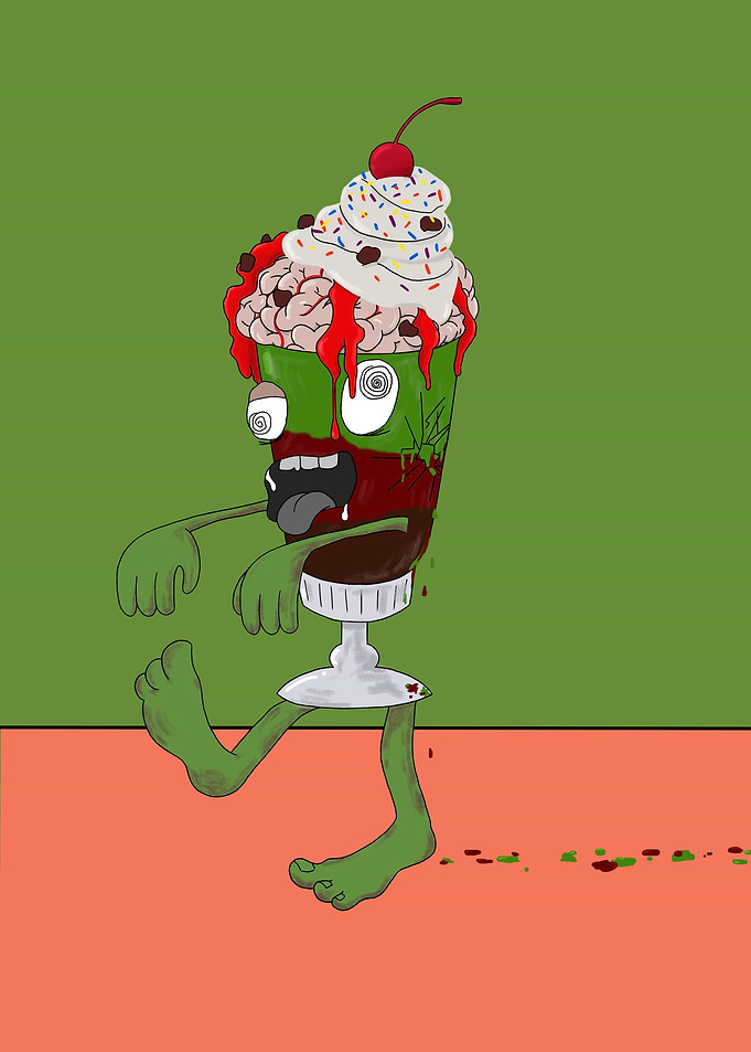 Zombie sundae