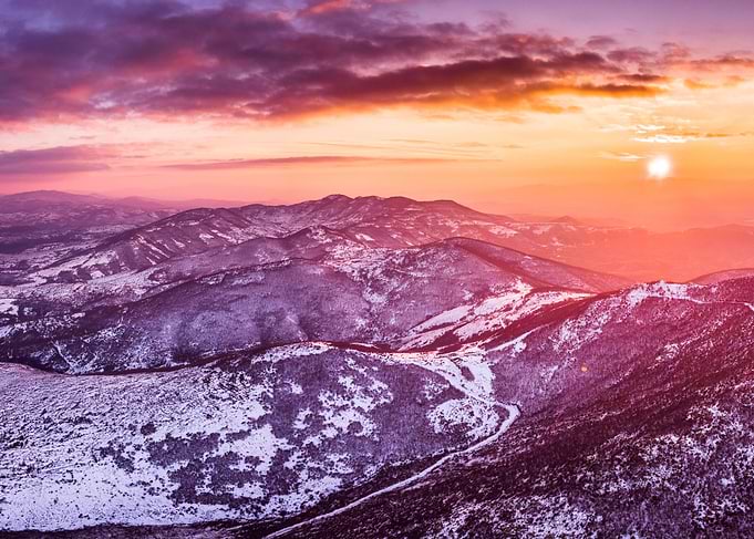 Winter sunset part I