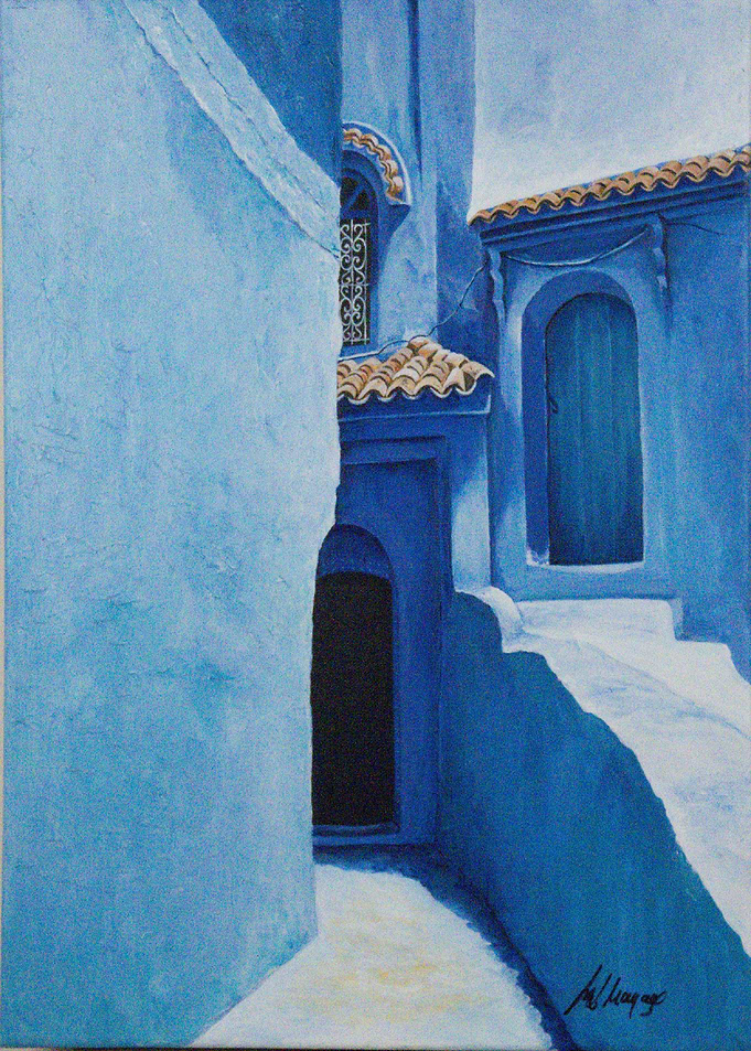 Blue architecture