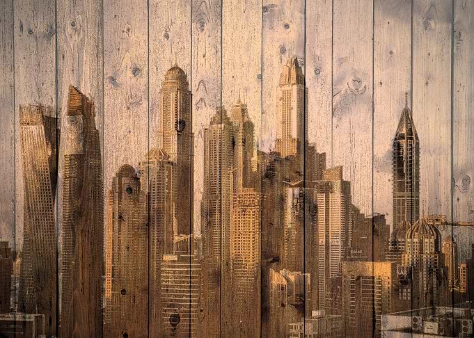 Skyline of Dubai UAE