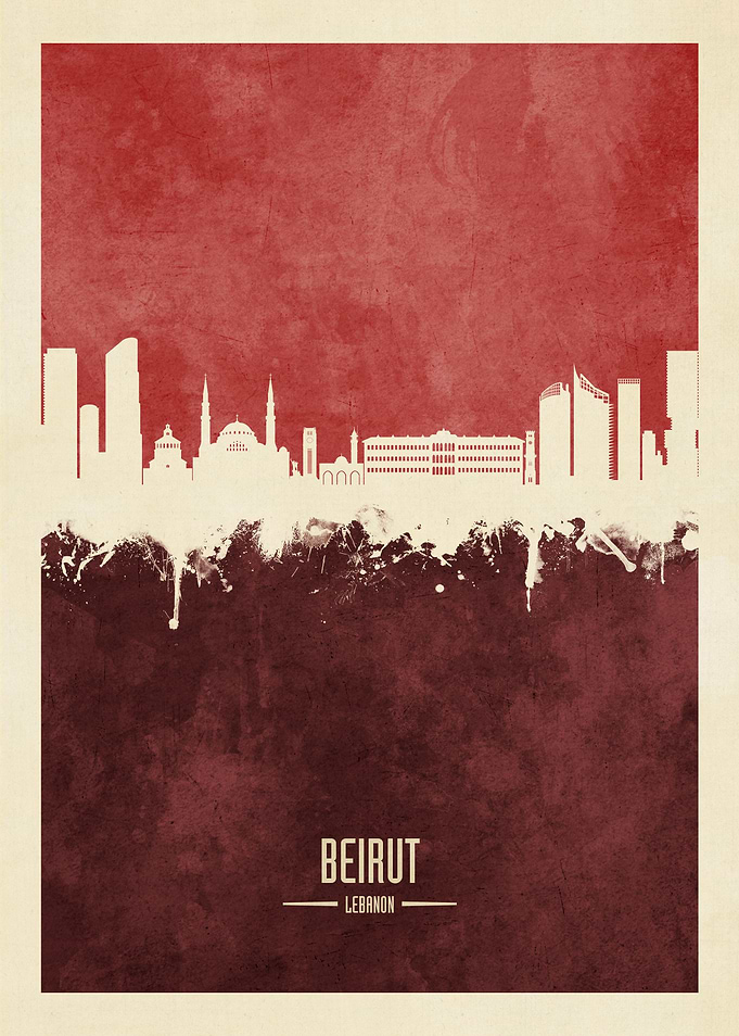 Beirut Lebanon Skyline