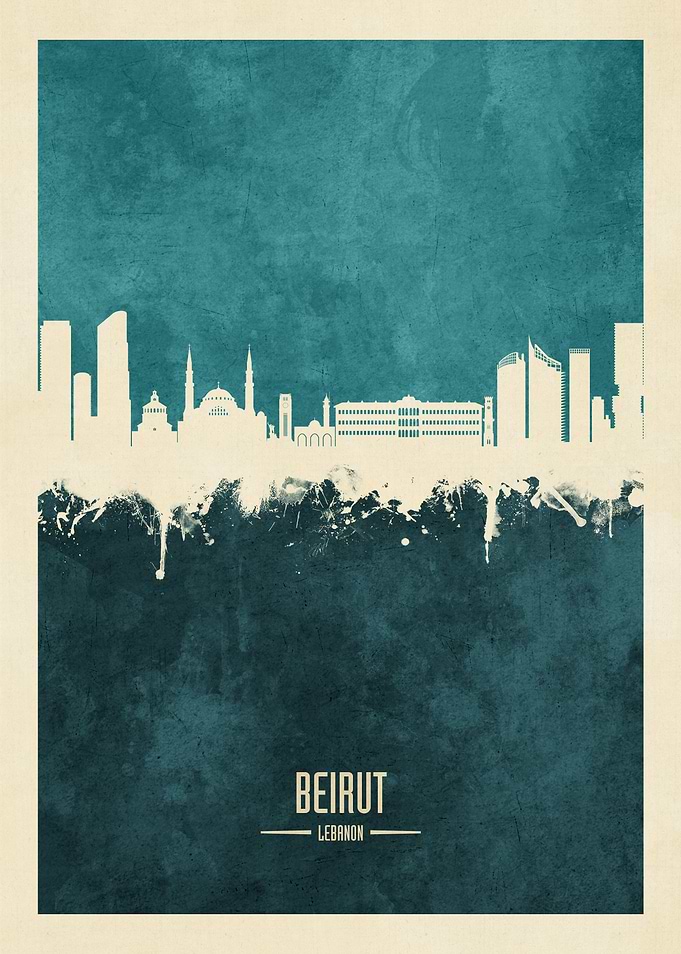 Beirut Lebanon Skyline