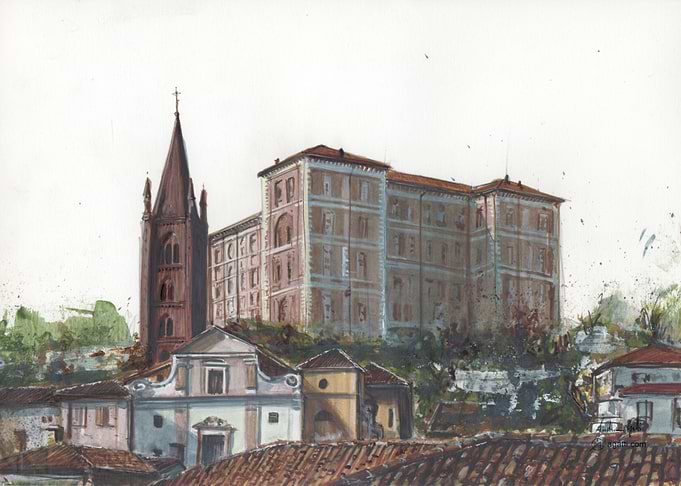 Rivoli mixed media