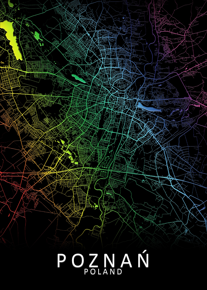 Poznan Poland City Map