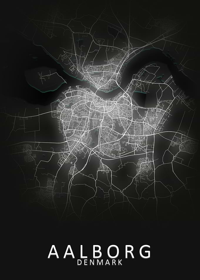 Aalborg Denmark City Map