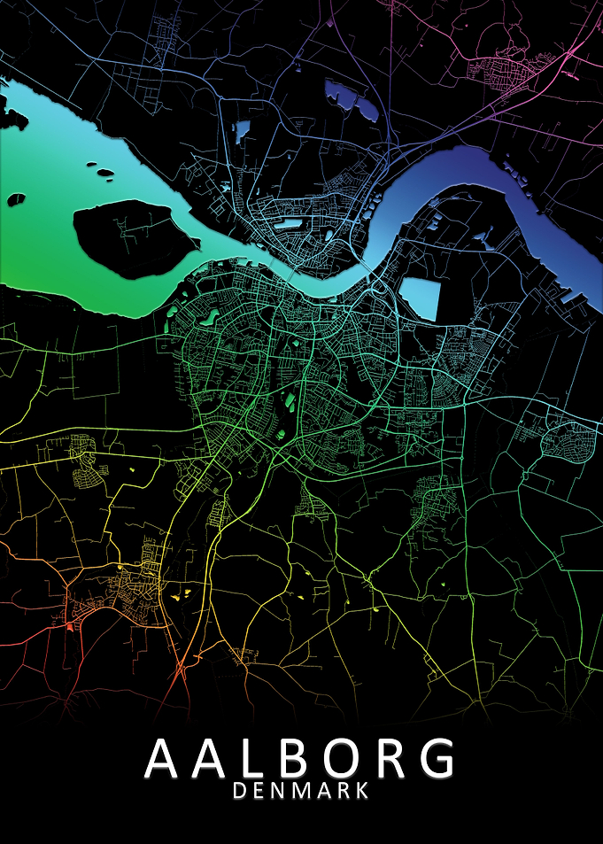 Aalborg Denmark City Map