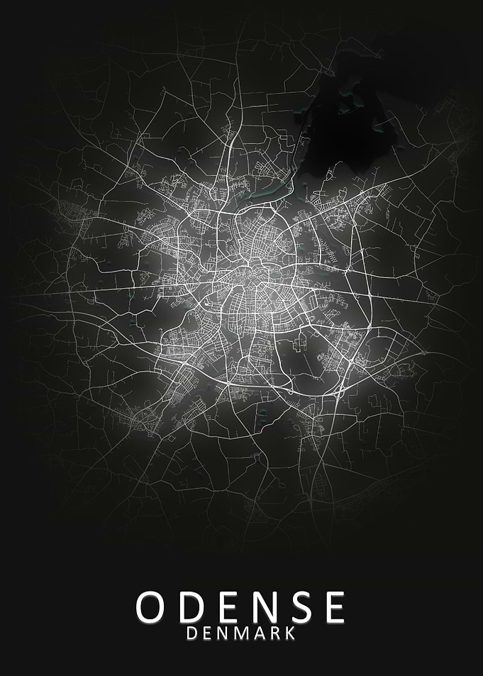 Odense Denmark City Map