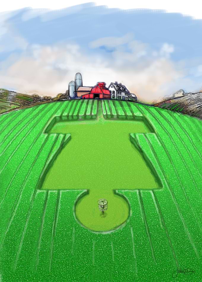 Disc Golf Crop Circles