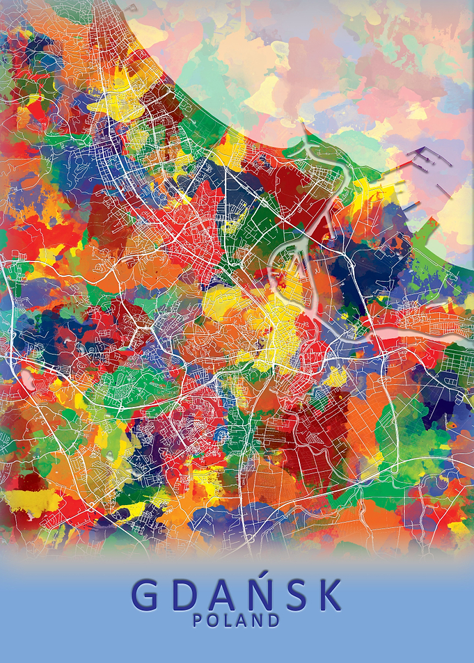 Gdansk Poland City Map