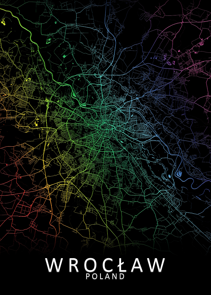 Wroclaw Poland City Map