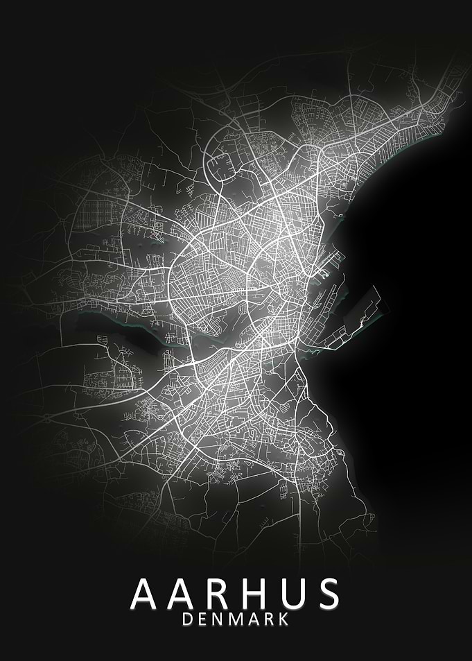 Aarhus Denmark City Map