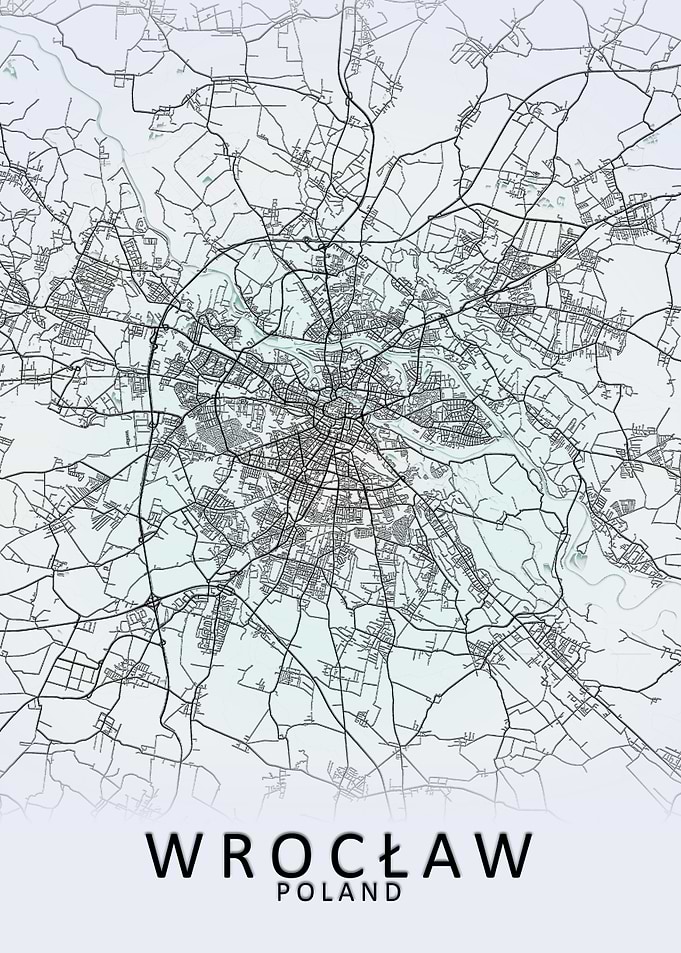 Wroclaw Poland City Map