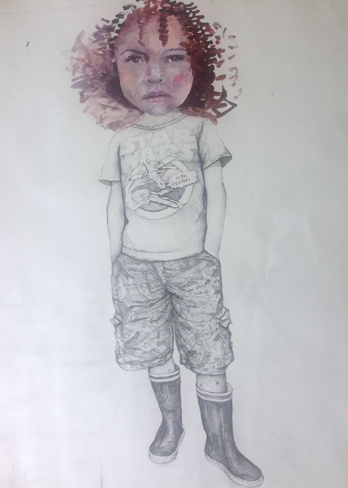 Child with attitude