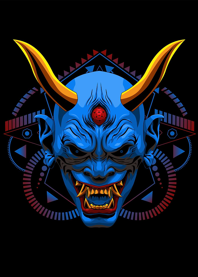 THE BLUE ONI GEOMETRY