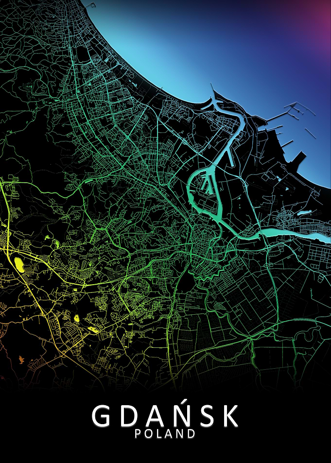 Gdansk Poland City Map