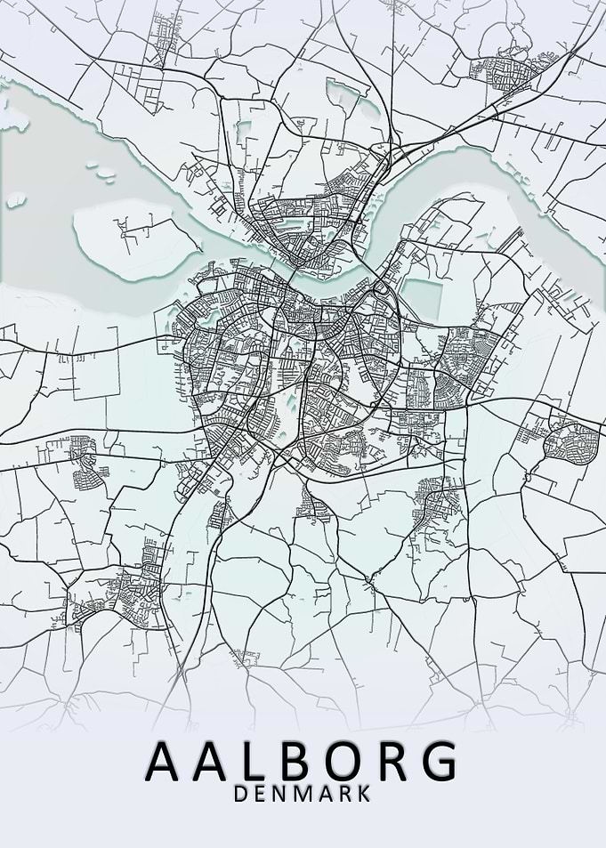 Aalborg Denmark City Map