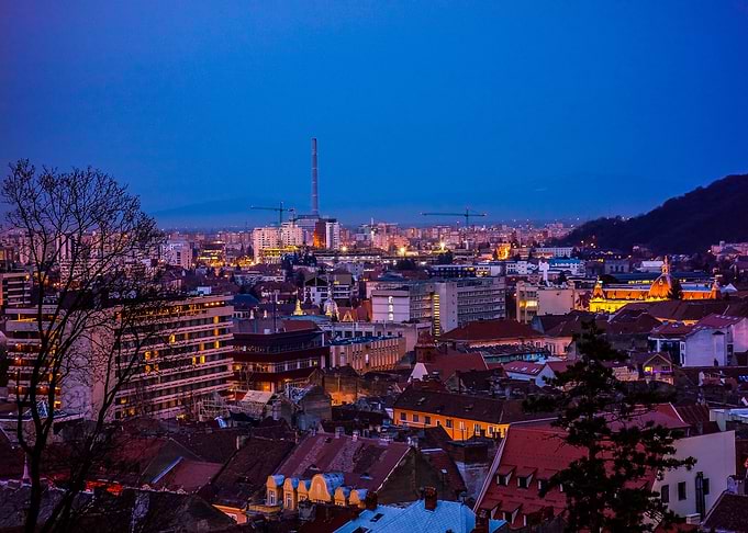 Brasov by the night