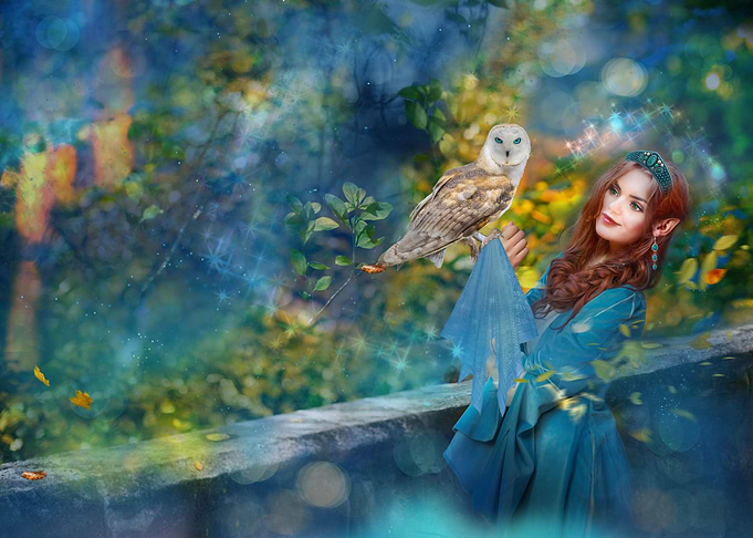 Glorielle the autumn elve