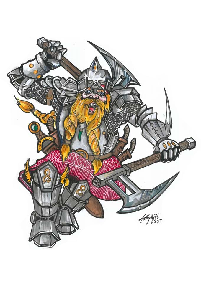 Viking Axe Man