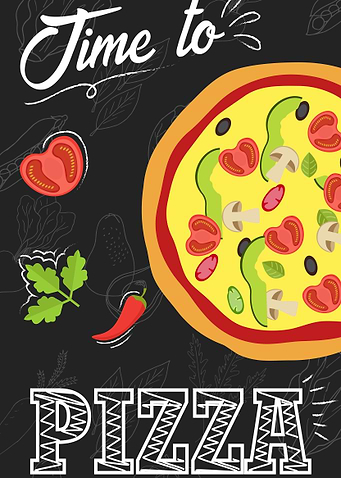 Time to pizza Poster