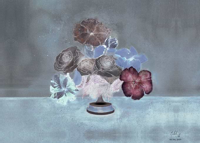 Ice cold flowers