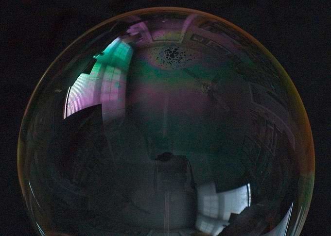 Room in a soap bubble
