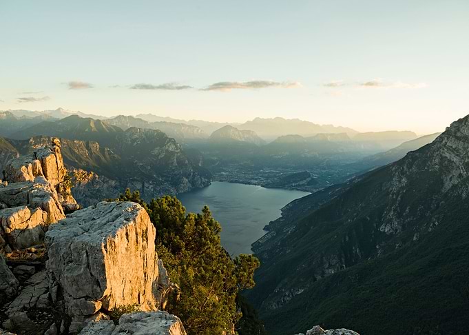 Rocky sunrise