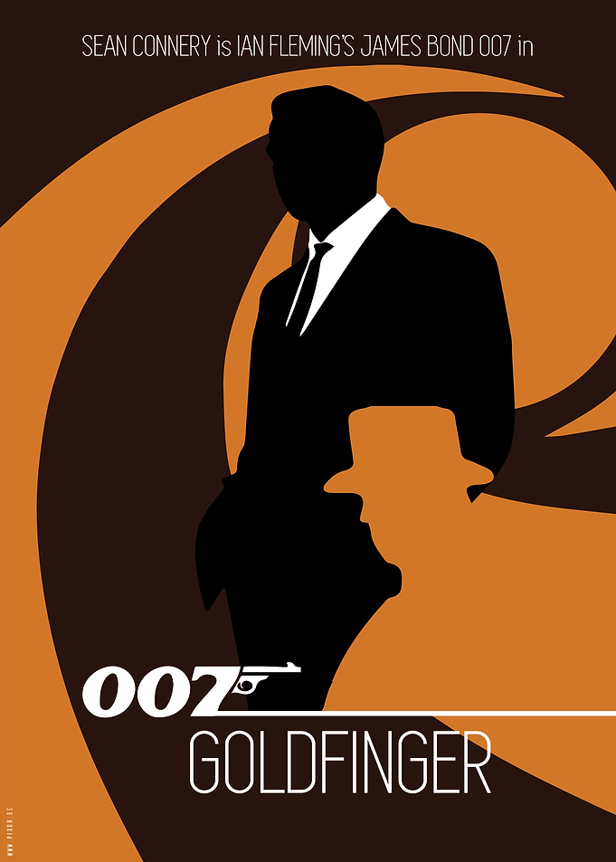 Goldfinger flat poster