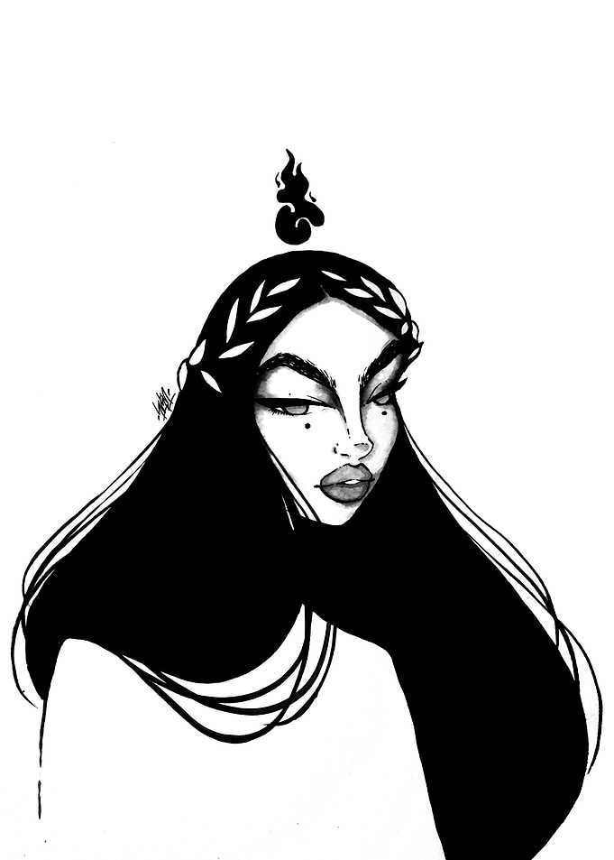 Liquid flame
