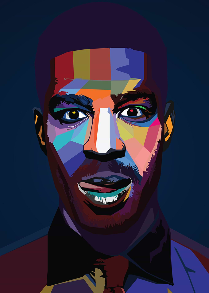 Kid Cudi WPAP Popart