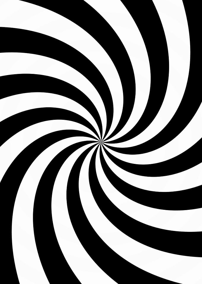 Pinwheel twirl bend black
