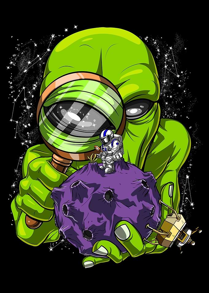 Astronaut Alien Abduction