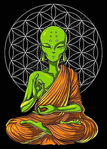 Alien Buddha Yoga Space