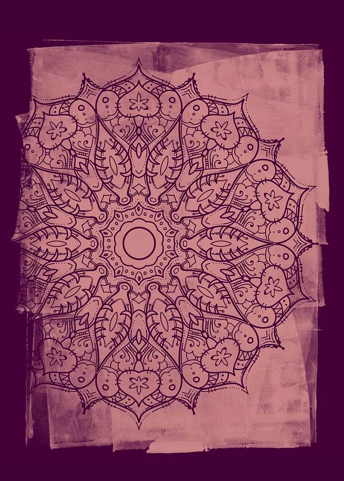 Grunge Mandala