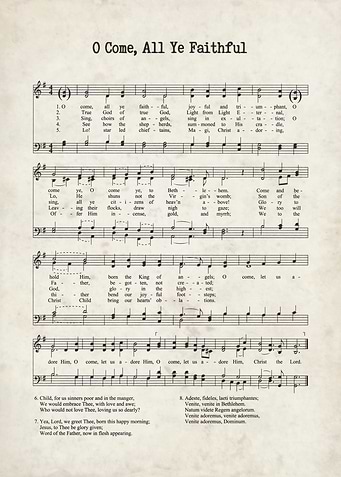 Hymn O Come All Ye Faith